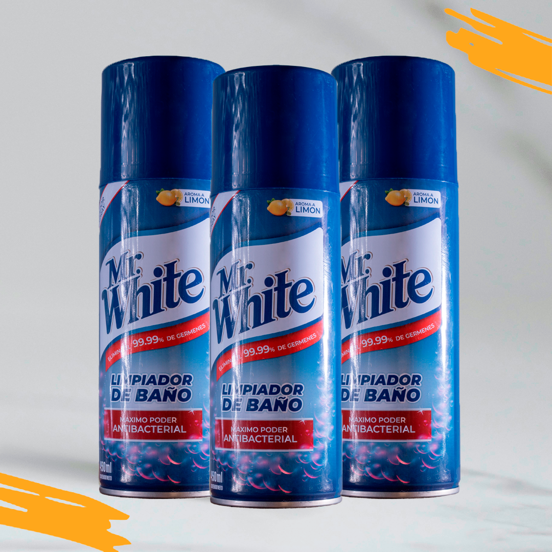 Limpiador de Baño en Spray MR. WHITE