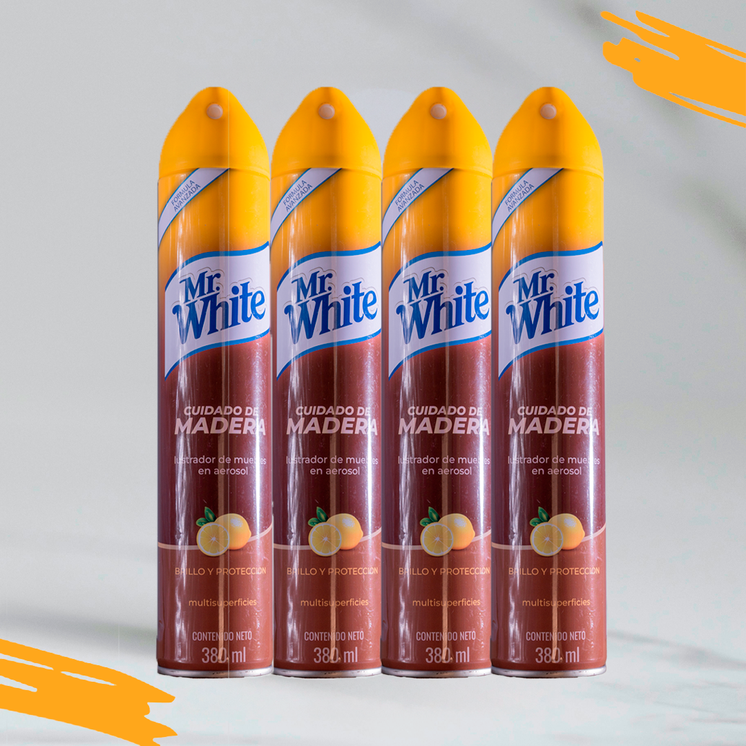 Limpiador de Madera y Melamine en Espuma MR. WHITE